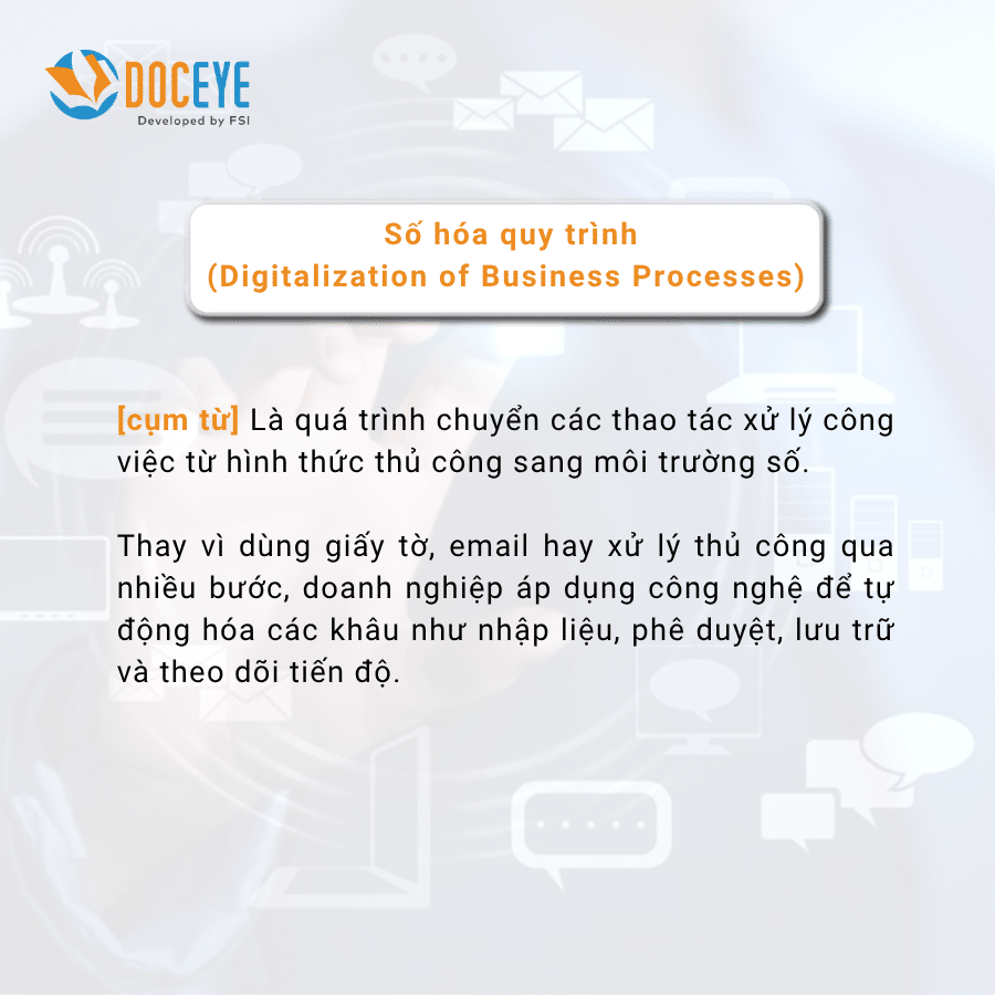 khái niệm số hóa quy trình