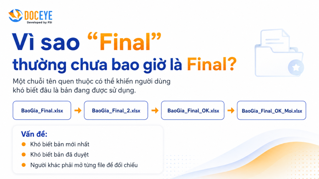 Vì sao Final chưa bao giờ là Final