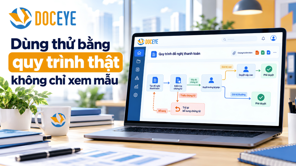 Dùng thử trên quy trình thật