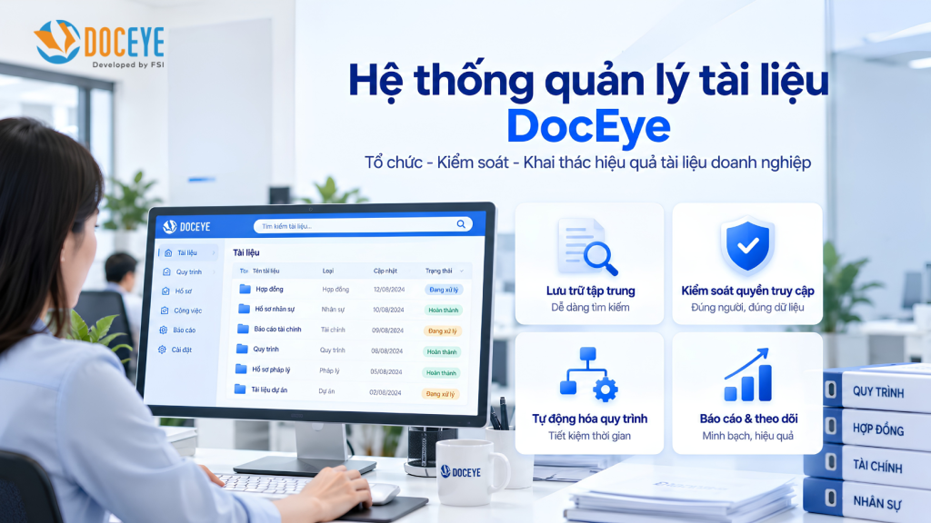 Hệ thống quản lý tài liệu doanh nghiệp DocEye