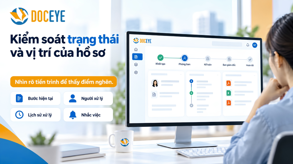 Kiểm soát trạng thái và vị trí của hồ sơ