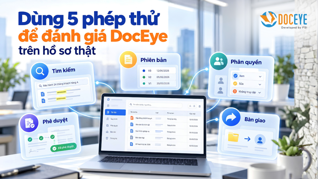 Phần mềm quản lý văn bản DocEye
