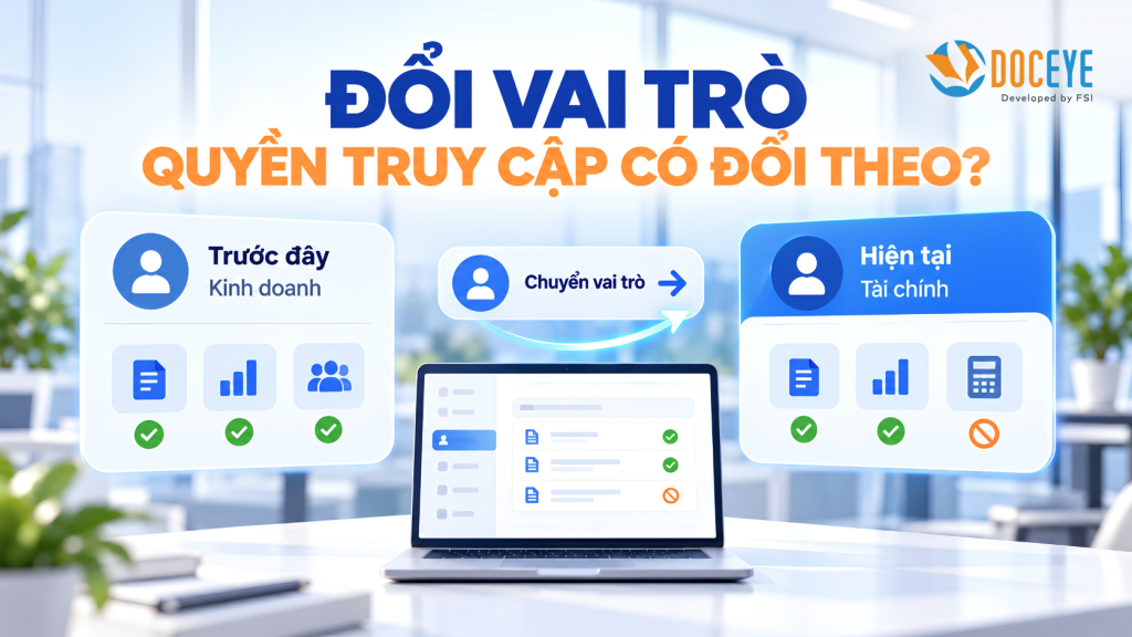 Quyền truy cập có đổi theo phòng ban