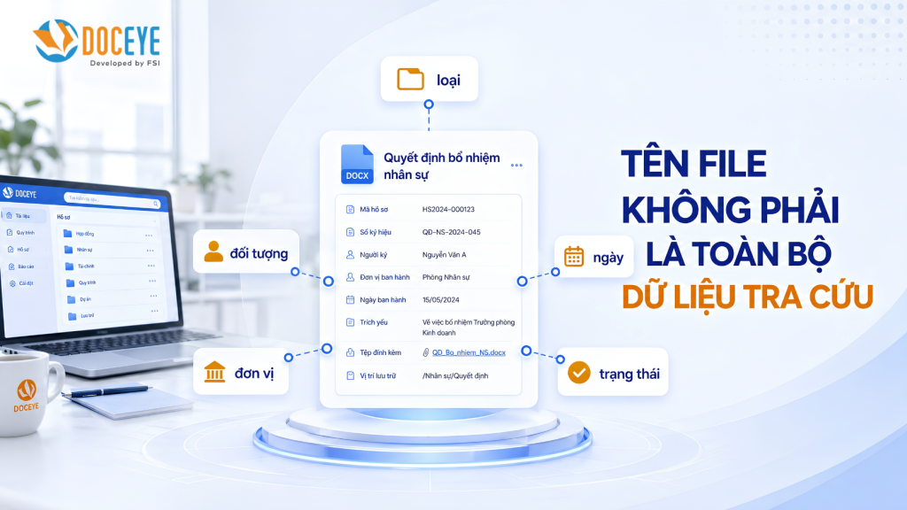 Metadata giúp quản lý tài liệu doanh nghiệp
