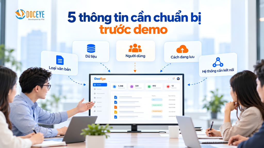thông tin cần chuẩn bị trước demo