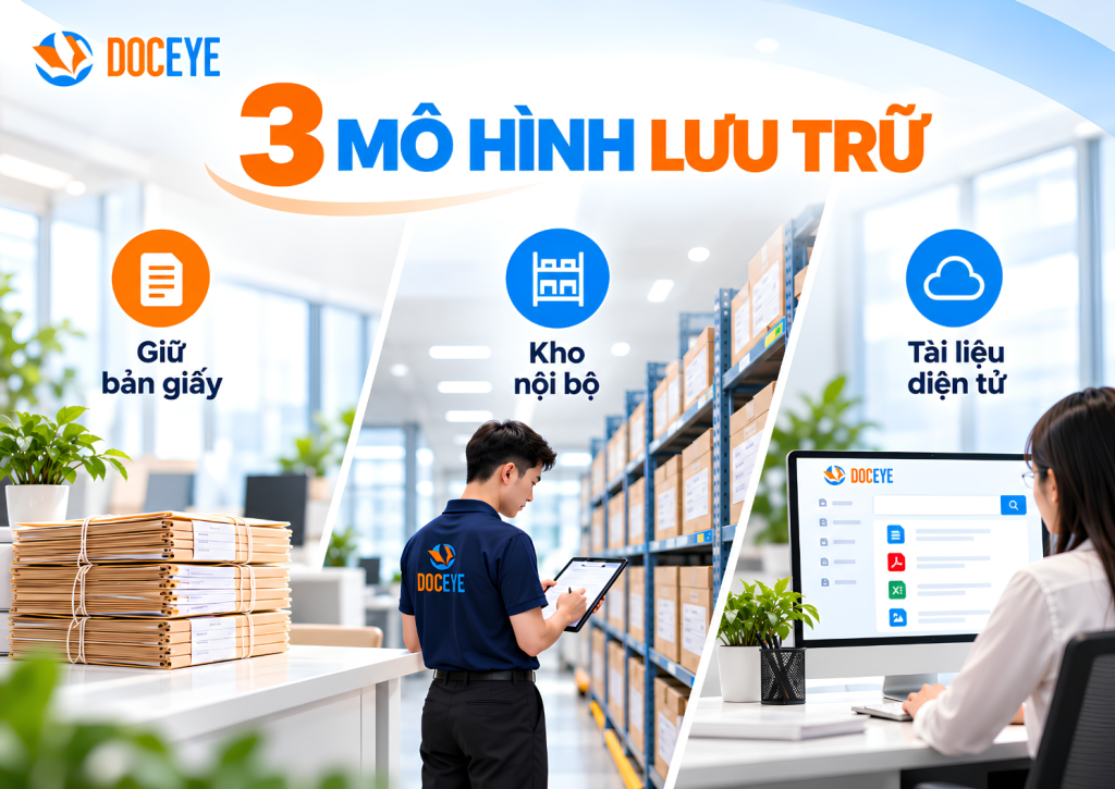 3 mô hình lưu trữ tài liệu