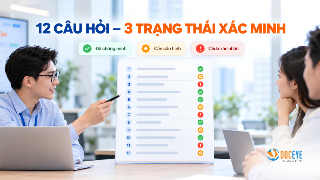 12 câu hỏi, 3 trạng thái