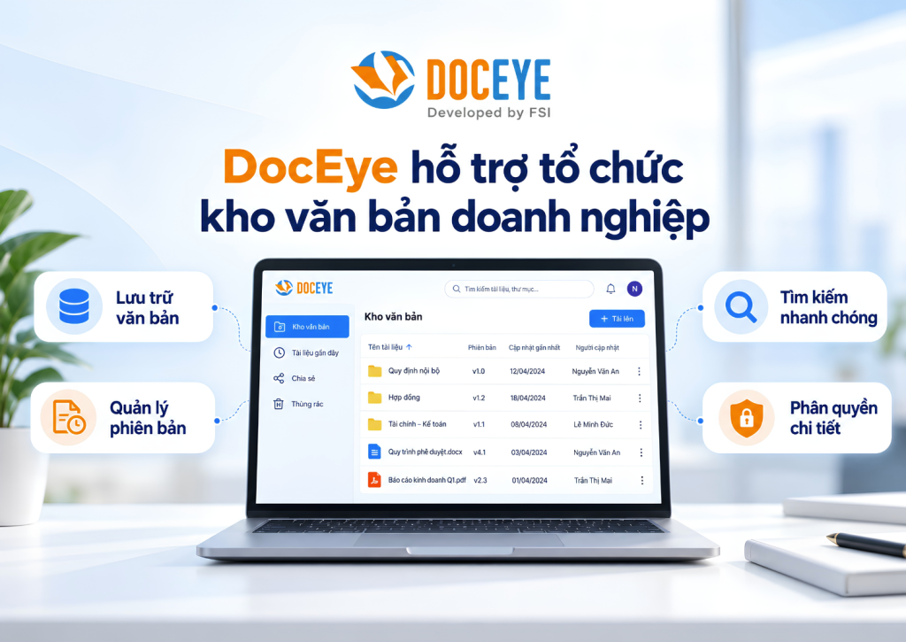 Phần mềm quản lý tài liệu doanh nghiệp