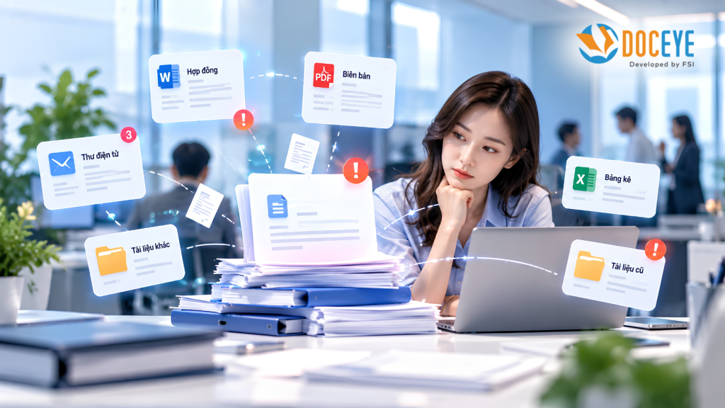 Công việc đi trước - tài liệu đi sau